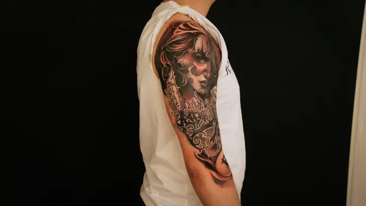 Custom spine tattoo by Bianca Ryan
