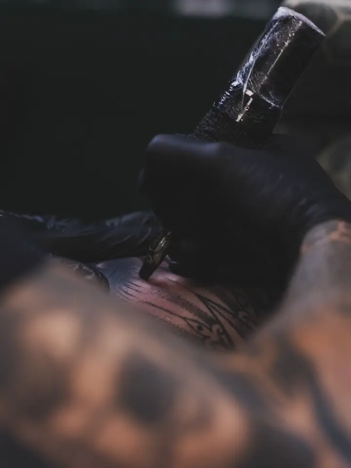Custom shoulder tattoo by Bianca Ryan
